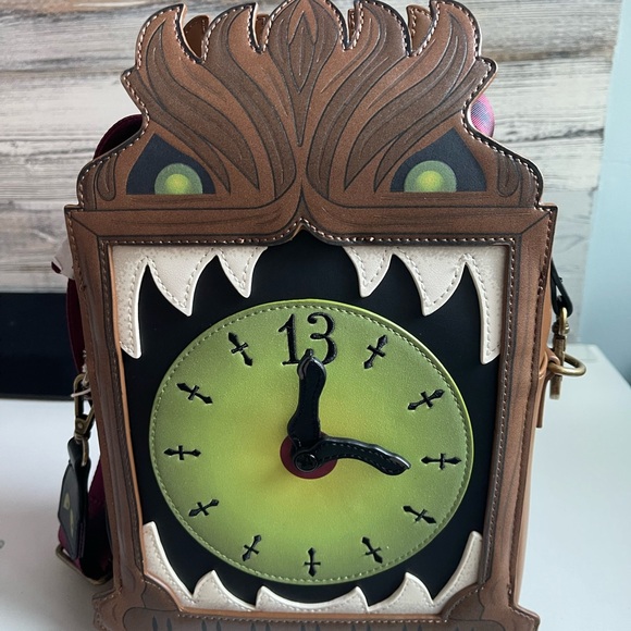 Sac Banane/crossbody Loungefly Disney Manoir Hanté Horloge - Édition Halloween